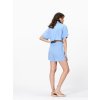 Dámský letní kraťasový overálek modrý Rinascimento CFC80109165003 (Velikost S)