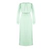 Dámské dlouhé saténové šaty mentolové Kitana CFC80107514003 (Velikost L (46))