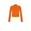 Dámské sako kvalitní značkové oranžové Rinascimento CFC80107651003 (Velikost M)