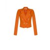 Dámské sako kvalitní značkové oranžové Rinascimento CFC80107651003 (Velikost M)