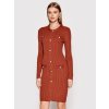 Dámské elastické pletené šaty rezavé Rinascimento CFM80010620003