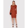 Dámské elastické pletené šaty rezavé Rinascimento CFM80010620003