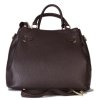 Dámské luxusní kožené kabelky v barvě čokoláda Birkinas