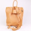 Dámské camel kožené batohy Marelena