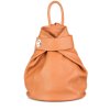 Dámské camel kožené batohy Marelena