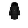Dámská oversized bunda s kožešinou černá Rinascimento CFC80102929003 (Velikost L)