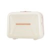 Kosmetický palubní kufr Malibu  Puccini pcqm031-0 bíla