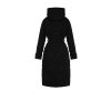 Dámská dlouhá černá prošívaná bunda Rinascimento CFC80097350003