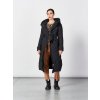 Dámská dlouhá černá prošívaná bunda Rinascimento CFC80097350003