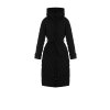 Dámská dlouhá černá prošívaná bunda Rinascimento CFC80097350003