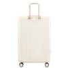 Střední bíly kvalitní cestovní kufr  Puccini pc031-0