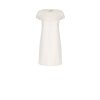 Dámské vzorované krátké šaty ivory Rinascimento CFC80113681003 (Velikost S)