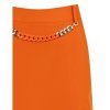Dámská oranžová sukne značková Rinascimento CFC80107363003 (Velikost S)