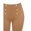 Dámské pohodlné kalhoty na gumu hnědé Kitana CFC80105671003 (Velikost XL (48))