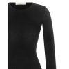 Dámské úpletové šaty černé  Rinascimento CFM80010525003 (Velikost M/L)