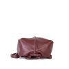 ITALSKÉ Dámský kožený batoh Libreri bordo
