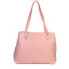 ITALSKÉ Kvalitní dámské růžové kožené kabelky na rameno Seneti