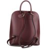 ITALSKÉ Dámský kožený batoh bordo Relena