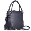 ITALSKÉ Modré dámské kabelky  Vera pelle kožené Vivien