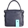 ITALSKÉ Modré dámské kabelky  Vera pelle kožené Vivien