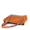 ITALSKÉ Hnědé dámské kožené kabelky Deisa