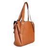 ITALSKÉ Hnědé dámské kožené kabelky Deisa