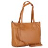ITALSKÉ Dámské kožené kabelky camel Bozena