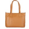ITALSKÉ Dámské kožené kabelky camel Bozena