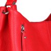 ITALSKÉ Červené dámské kožené kabelky Vera pelle Beata
