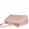 ITALSKÉ Dámské růžové kožené kabelky z Itálie Simona
