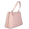 ITALSKÉ Dámské růžové kožené kabelky z Itálie Simona