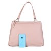 ITALSKÉ Dámské růžové kožené kabelky z Itálie Simona