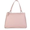 ITALSKÉ Dámské růžové kožené kabelky z Itálie Simona