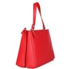 ITALSKÉ Dámské kožené kabelky červené Simona
