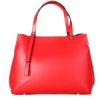 ITALSKÉ Dámské velké červené kožené kabeky  Marilin