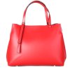 ITALSKÉ Dámské velké červené kožené kabeky  Marilin