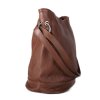 ITALSKÉ Hnědé dámské levné kožené kabelky Morena