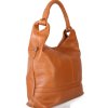 ITALSKÉ Dámské kožené kabelky Franceska medová