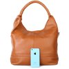 ITALSKÉ Dámské kožené kabelky Franceska medová