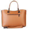 ITALSKÉ Dámské kožené kabelky z Itálie Pamela velká camel
