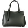 ITALSKÉ Dámské luxusní zelené kožené kabelky Marilin velká