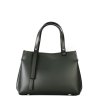 ITALSKÉ Zelené dámské kožené kabelky Marilin