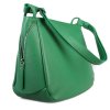 ITALSKÉ Dámské italské kožené kabelky zelené Melana