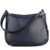 ITALSKÉ Dámské italské kožené kabelky modré Melana
