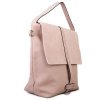 ITALSKÉ Moderní dámske Vera Pelle kožené kabelky Judita jemně růžové