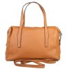 ITALSKÉ Dámské kožené  kabelky hnědé Linda