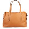 ITALSKÉ Dámské kožené  kabelky hnědé Linda