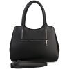 ITALSKÉ Moderní kožené kabelky Castela černé