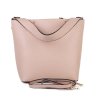 ITALSKÉ Dámské jedinečné kožené kabelky Edita jemně růžové