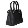 ITALSKÉ Kožená luxusní kabelka Pamela Italská černá